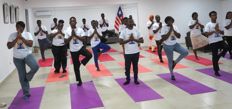 Unveiling of Yoga T-shirts and Yoga Session at Chancery - 16 June 2026